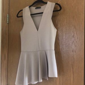 Zara Peplum Top- Size M